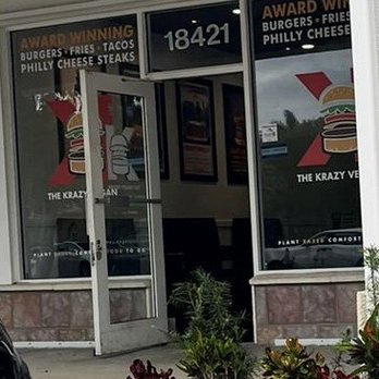 The Krazy Vegan - Store Front - Burgers Near Me - Miramar, Florida