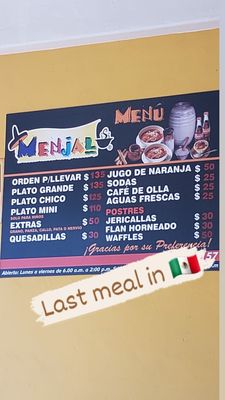 Menu photo 4 Menudería Jalisco Tijuana, BCN Menu photo 4 Menudería Jalisco Tijuana, BCN