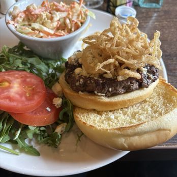Rosine's Restaurant - Bacon jam and Bleu cheese burger - American Near Me - Monterey, California Rosine's Restaurant - Bacon jam and Bleu cheese burger - American Near Me - Monterey, California