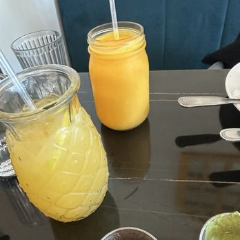 Daddy Ji Finest Indian Cuisine - Mango Lassi / pineapple lemonade - Indian Near Me - Claremont, California