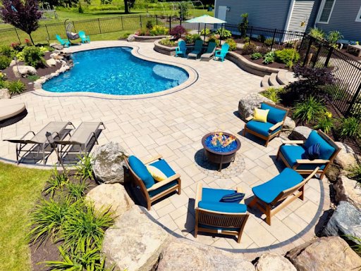 Slide of Swimming Pool Liner Replacement Resurfacing Services