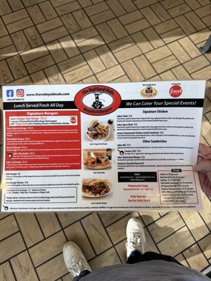 Menu photo 2 The Red Eyed Mule Marietta, GA Menu photo 2 The Red Eyed Mule Marietta, GA