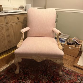 JA Upholstery Doctor - Reupholstered chair. - Furniture Reupholstery Near Me
