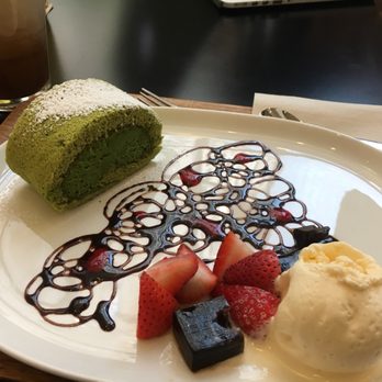 Ogawa Coffee - Beautiful matcha cake roll! - Coffee & Tea Near Me - Boston, Massachusetts