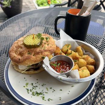 Van Gogh's Ear Cafe - Chicken Focaccia Sandwich - Cafes Near Me - Union, New Jersey