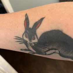 Blacklist Tattoo - Rabbit friend Before