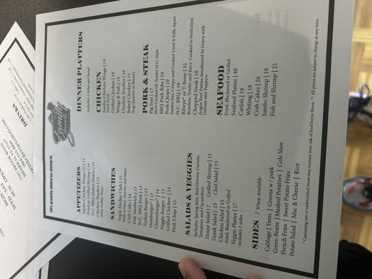 Menu photo 2 Family Secrets Restaurant Richmond, VA Menu photo 2 Family Secrets Restaurant Richmond, VA