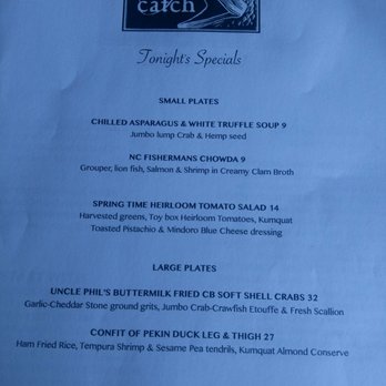 Catch Restaurant - Anticipation! - Seafood Near Me - Wilmington, North Carolina Catch Restaurant - Anticipation! - Seafood Near Me - Wilmington, North Carolina