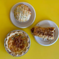 Passion Pie Cafe - Quiche (a la carte), Lemon Poppyseed Muffin, Sausage Roll