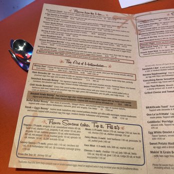Snooze, an A.M. Eatery - Small portion of the menu - Breakfast & Brunch Near Me - Tempe, Arizona Snooze, an A.M. Eatery - Small portion of the menu - Breakfast & Brunch Near Me - Tempe, Arizona
