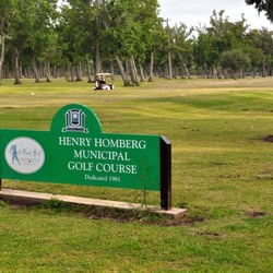 Henry Homberg Municipal Golf Course - Entrance signage