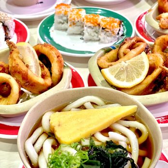 Genki Sushi - Udon, Fried Ika, Poke bowl, California roll. - Sushi Bars Near Me - Waipahu, Hawaii Genki Sushi - Udon, Fried Ika, Poke bowl, California roll. - Sushi Bars Near Me - Waipahu, Hawaii