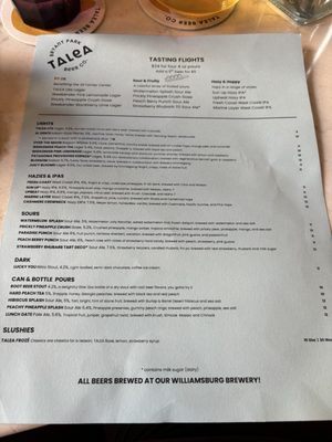 Menu photo 2 TALEA - Bryant Park New York, NY Menu photo 2 TALEA - Bryant Park New York, NY