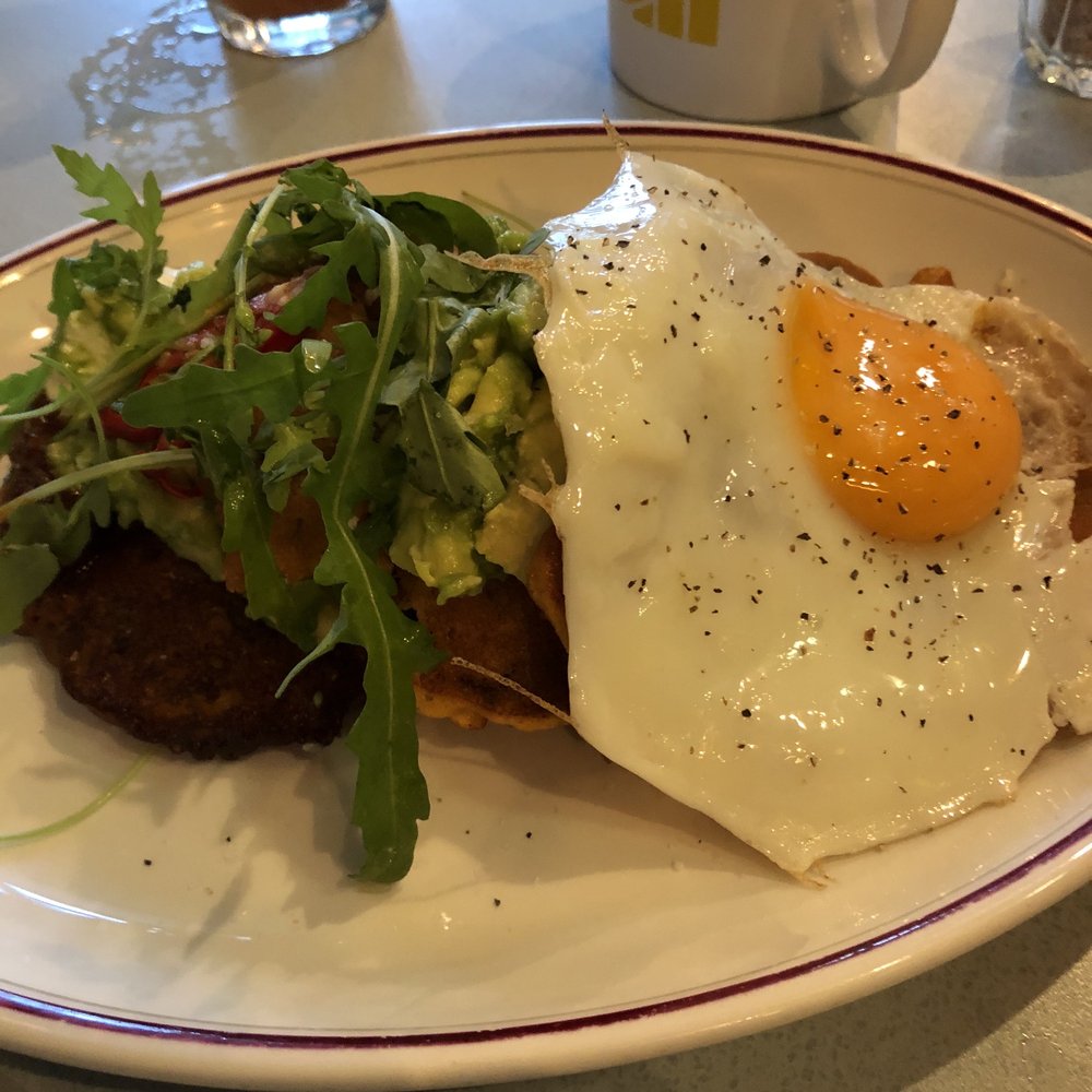 The Breakfast Club - Sweetcorn fritters - Breakfast & Brunch Near Me - London, XGL