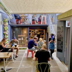 Not Just Coffee - Almost foreign decor. Open. Fresh. Vibrant. Homely. I love this place.