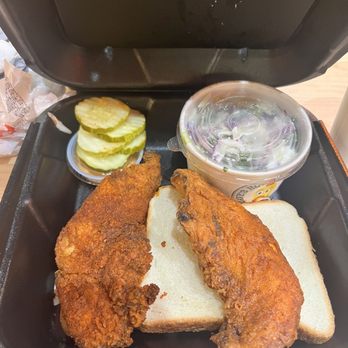 Dave's Hot Chicken - Dave's #1 2 Tenders w/ slaw - Chicken Shop Near Me - Midvale, Utah