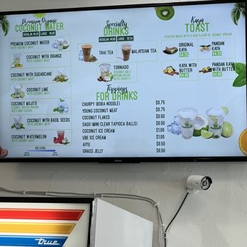Coconut & Co - Menu - Bubble Tea Near Me - Alhambra, California