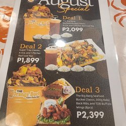 Orange Bucket - August specials