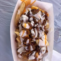 Swiss Wine Festival - Loaded cheese fries for the win!