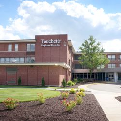 Touchette Regional Hospital - Main entrance