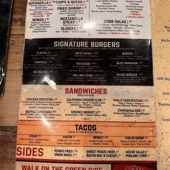 Rockstar Burger Bar - Menu - Burgers Near Me - El Paso, Texas Rockstar Burger Bar - Menu - Burgers Near Me - El Paso, Texas