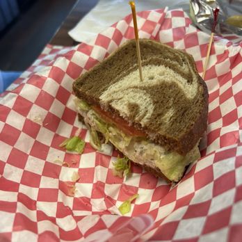 Will's Doggn' It - Chicken salad on Rye bread - Delis Near Me - Ranlo, North Carolina Will's Doggn' It - Chicken salad on Rye bread - Delis Near Me - Ranlo, North Carolina