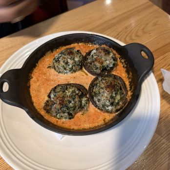 Carrabba's Italian Grill - Four-Cheese & Sausage Stuffed Mushrooms - Italian Near Me - Winston Salem, North Carolina