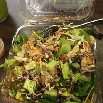 Salata - Shrimp salad with mixed greens - Salad Near Me - Houston, Texas Salata - Shrimp salad with mixed greens - Salad Near Me - Houston, Texas