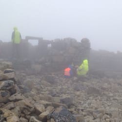 Ben Nevis - Usually foggy, windy, raining at the summit. It was even snowing. Dress in layers!