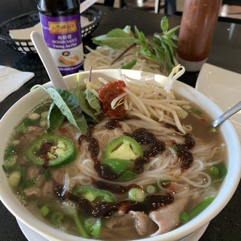 Pho Vina - Rare brisket, fatty brisket pho - Vietnamese Near Me - Anaheim, California