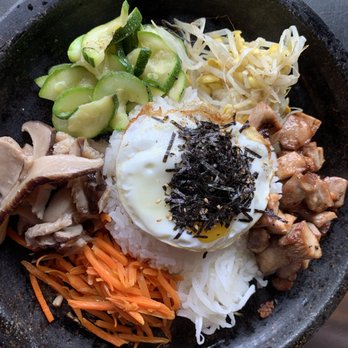Exit 5 Korean BBQ - My chicken bulgogi on hot stone was delicious. - Korean Near Me - Renton, Washington