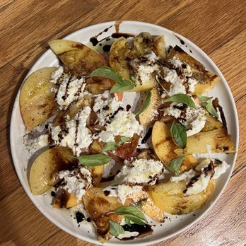 Adamo's - Stonefruit Caprese Salad ($15) - New American Near Me - Sacramento, California