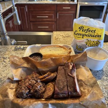 Dickey's Barbecue Pit - 3 Meat Plate - Barbeque Near Me - San Marcos, California Dickey's Barbecue Pit - 3 Meat Plate - Barbeque Near Me - San Marcos, California