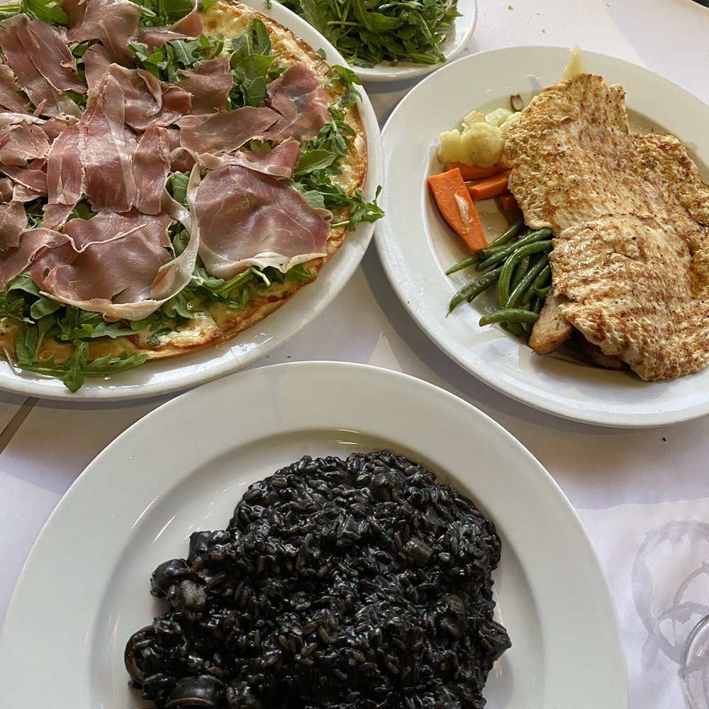 Via Alloro - Bianca Con Prosciutto E Arugula Pizza - Italian Near Me - Beverly Hills, California Via Alloro - Bianca Con Prosciutto E Arugula Pizza - Italian Near Me - Beverly Hills, California