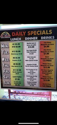 Menu photo 8 Los Ranchos Georgetown Township, MI