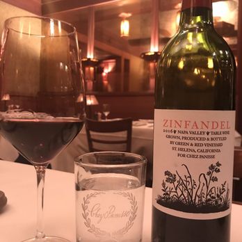 Chez Panisse - The house Zinfandel, reasonable price, too quality! - New American Near Me - Berkeley, California Chez Panisse - The house Zinfandel, reasonable price, too quality! - New American Near Me - Berkeley, California