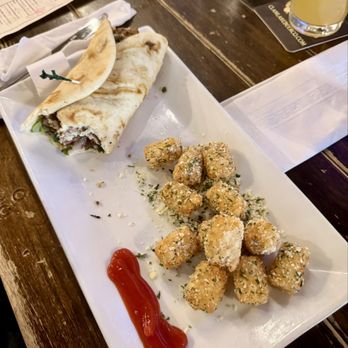 Clam Lake Beer - Shwarma and Truffle tots - New American Near Me - Cadillac, Michigan Clam Lake Beer - Shwarma and Truffle tots - New American Near Me - Cadillac, Michigan
