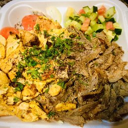 Chicken and beef shawarma Chicken and beef shawarma
