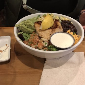 Rincon Brewery - Southwest salad with pan seared fish on top. Very delicious with lots of guacamole! - Breweries Near Me - Carpinteria, California Rincon Brewery - Southwest salad with pan seared fish on top. Very delicious with lots of guacamole! - Breweries Near Me - Carpinteria, California
