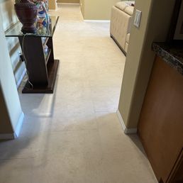 New tile installation