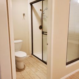 Showers are ready for use! Showers are ready for use!