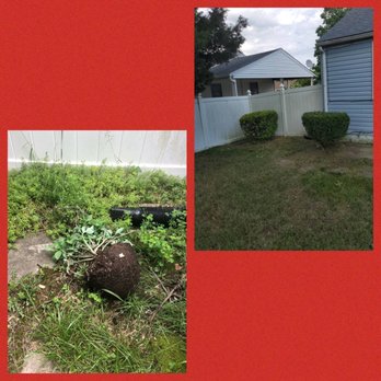 Keeping It Green Landscaping - two photos of a garden - Lawn Services Near Me - Capitol Heights, Maryland