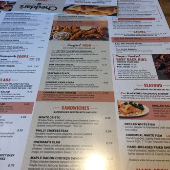 Cheddar's Scratch Kitchen - Menu - American Near Me - Indianapolis, Indiana
