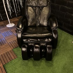 Massage chair we use for reflexology massage