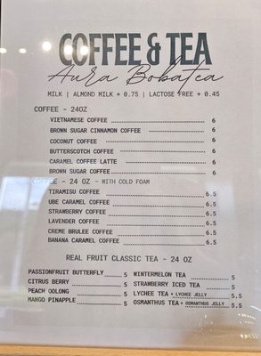 Menu photo 3 Aura Bobatea Homewood, AL Menu photo 3 Aura Bobatea Homewood, AL