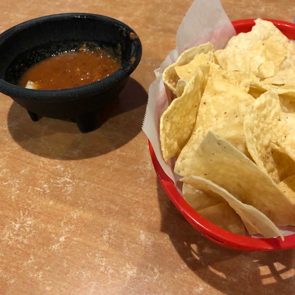 Chips and hot sauce Chips and hot sauce