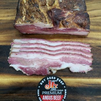 Jerkins Angus Farm - Dry aged beef bacon - Meat Shops Near Me - Bristol, Florida Jerkins Angus Farm - Dry aged beef bacon - Meat Shops Near Me - Bristol, Florida