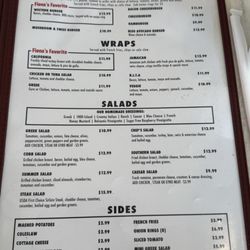 Fiona's Family Restaurant - Jan 2025 Menu - page 5