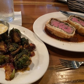 10 West - Beef Wellington and Brussel Sprouts - Burgers Near Me - Cicero, Indiana