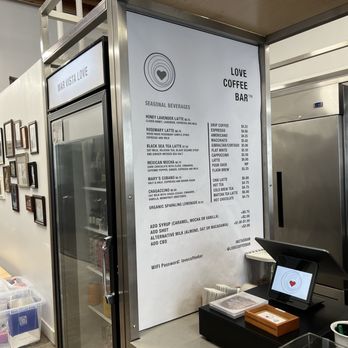 Love Coffee Bar - Menu (January 2025) - Coffee & Tea Near Me - Los Angeles, California